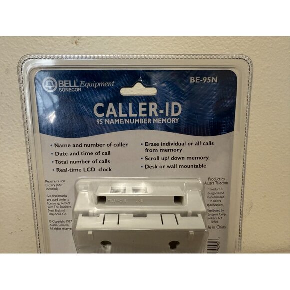 Bell Sonecor new BE-95NR vintage caller ID name number date time redial memory - Picture 8 of 8
